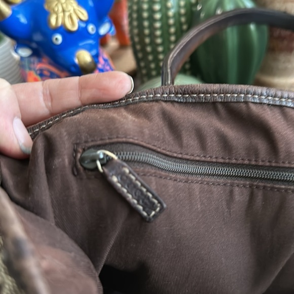 Gucci Princy GG Canvas & Leather Tote Bag Sherry Line with Patches - Picture 12 of 17